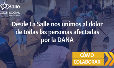 La Salle Zarautz con los afectados por la DANA